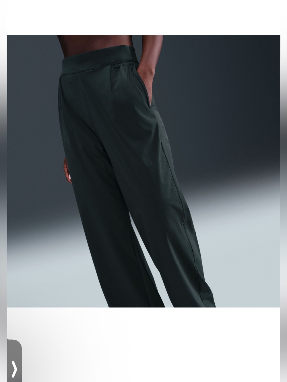 NWT Nike 24.7 High-Rise Wide-Leg Women’s Pants Green Sz XL $110 - Picture 2 of 8